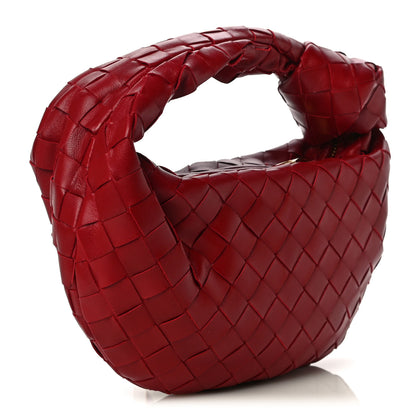 Bottega Veneta Nappa Intrecciato Mini Jodie Dark Red 3 of 11