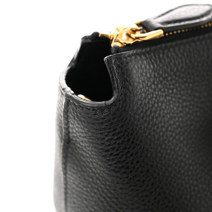 Prada Vitello Daino Boxy Tote Black 11 of 12