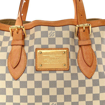 Louis Vuitton Damier Azur Hampstead MM 7 of 15