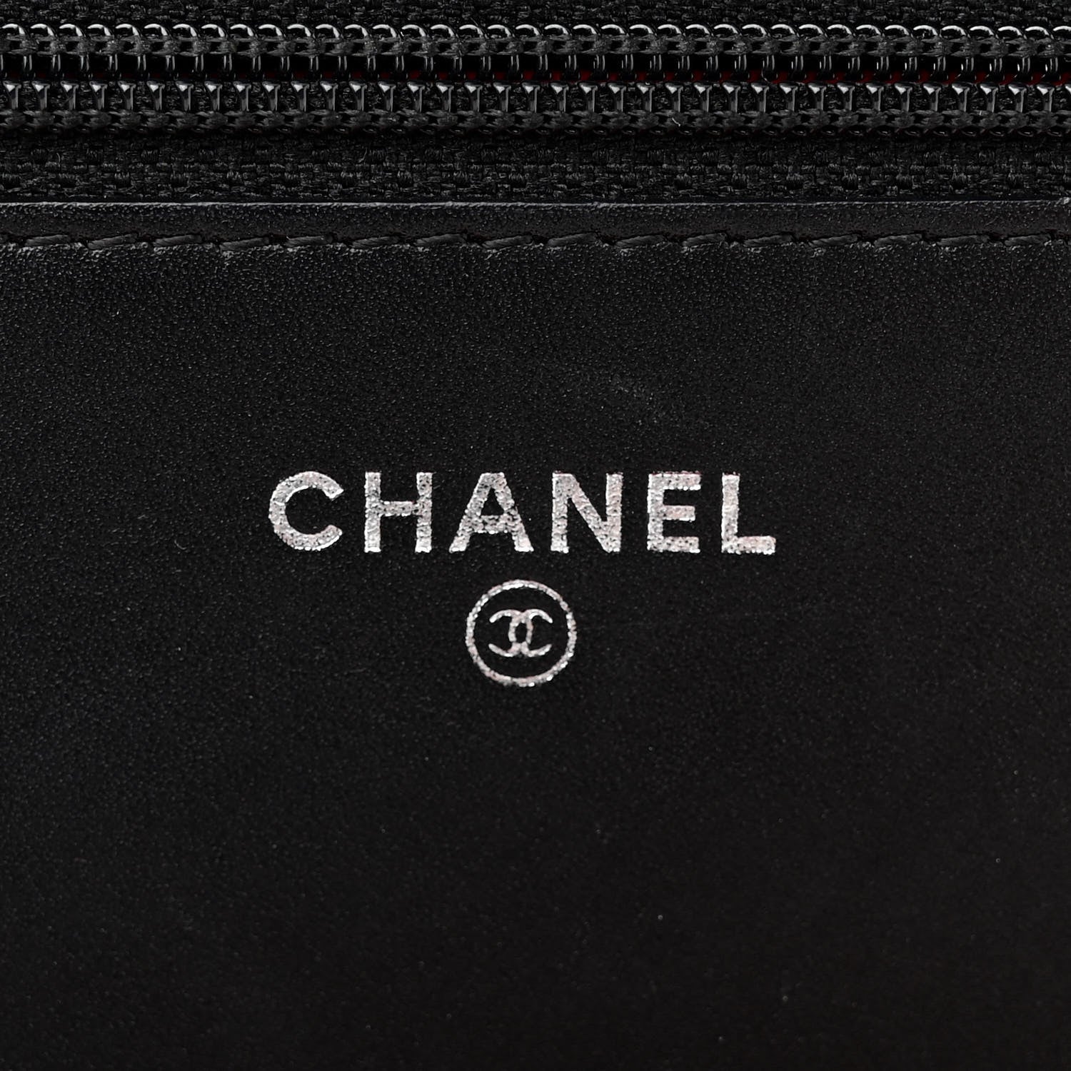 Chanel Calfskin Quilted Cambon Wallet on Chain WOC Black 6 of 16