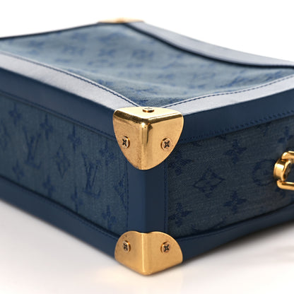 Louis Vuitton Denim Monogram Soft Trunk Navy 8 of 8