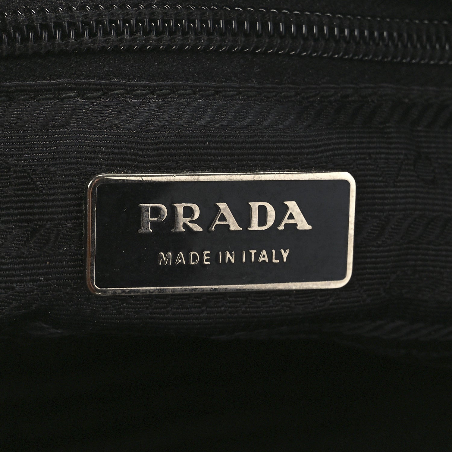 Prada Tessuto Nylon Flat Messenger Bag Black 6 of 12