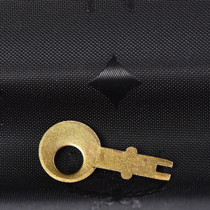 MCM Monogram Coated Canvas Portfolio Case Black 10 of 13