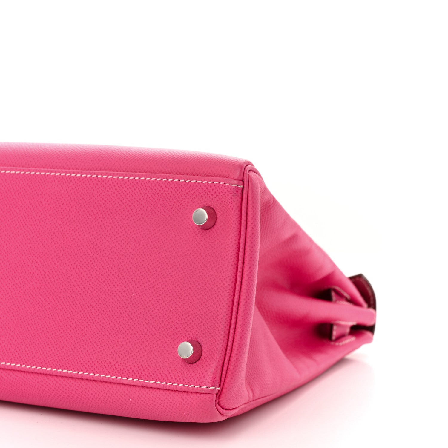 Hermes Epsom Candy Kelly Retourne 32 Rose Tyrien Rubis 10 of 10