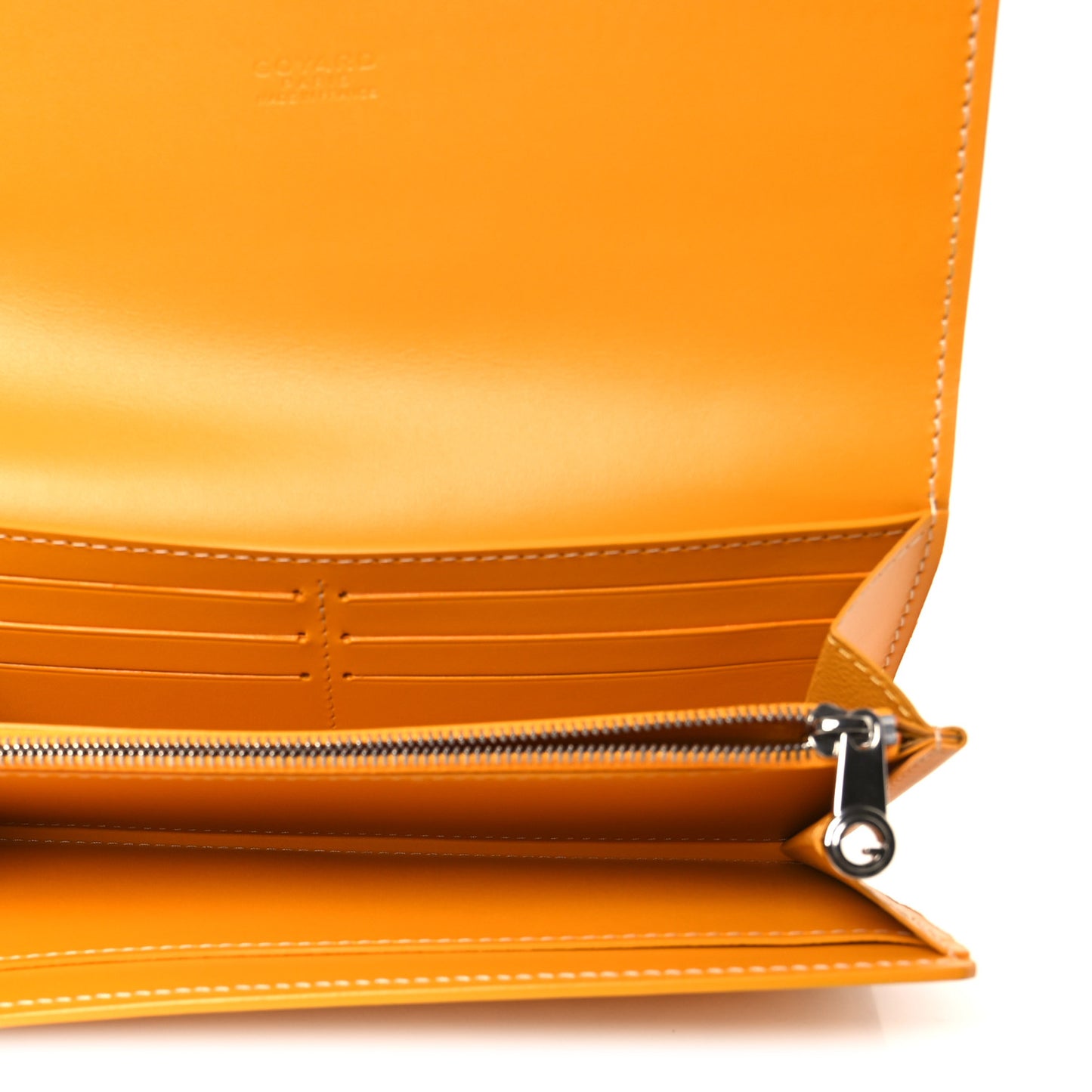 Goyardine Varenne Long Wallet Yellow