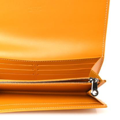 Goyard Goyardine Varenne Long Wallet Yellow 5 of 6