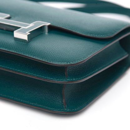 Hermes Epsom Enamel Constance 18 Vert Bosphore 7 of 10