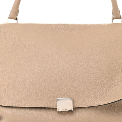 Celine Drummed Calfskin Suede Large Trapeze Dune 7 of 16