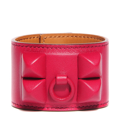 Hermes Swift Collier de Chien Shadow Bracelet Rubis 1 of 8