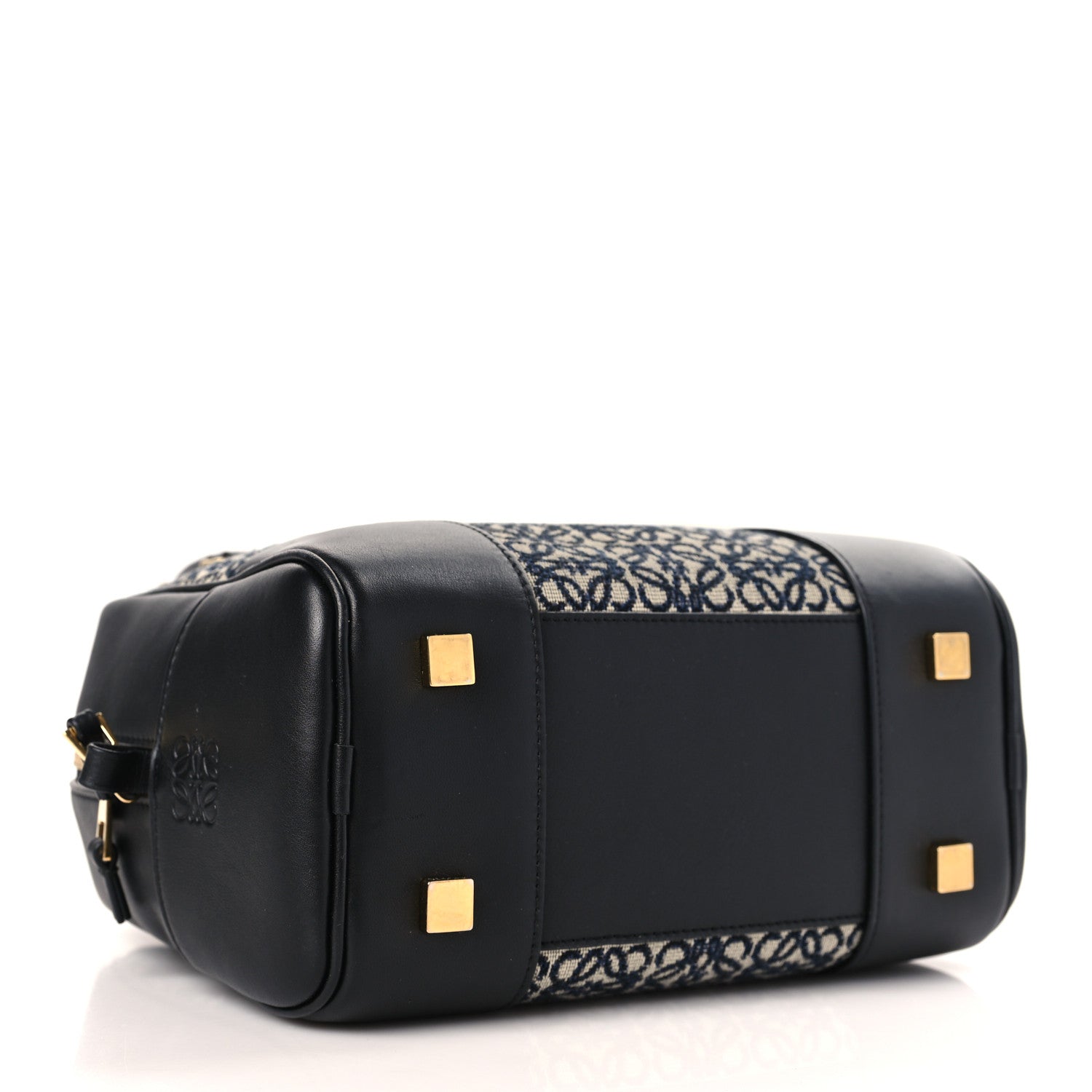 Loewe Jacquard Anagram Calfskin Amazona 19 Black Navy 4 of 8
