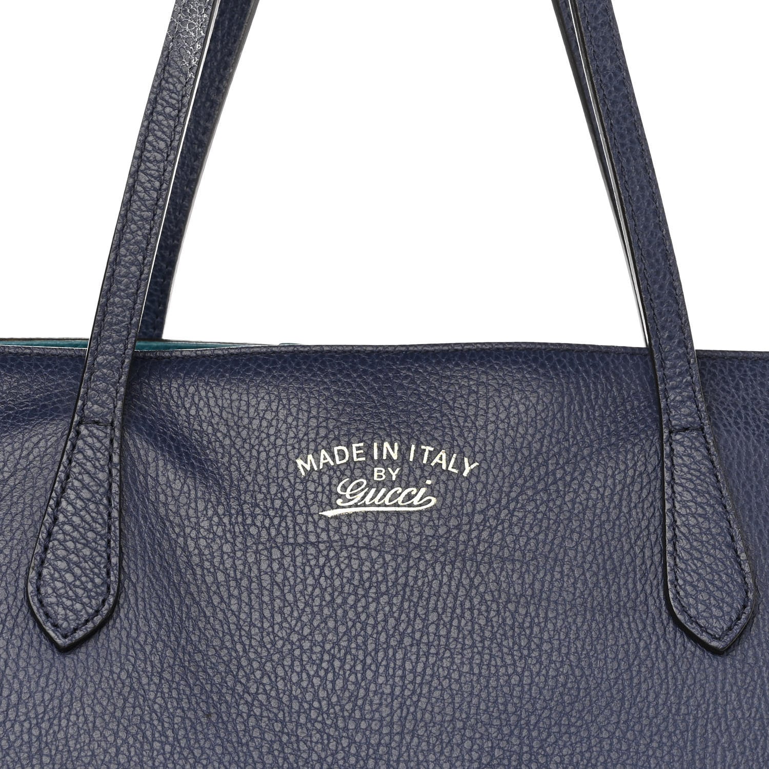 Gucci Dollar Calfskin Medium Swing Tote Marine Deep Cobalt 7 of 11