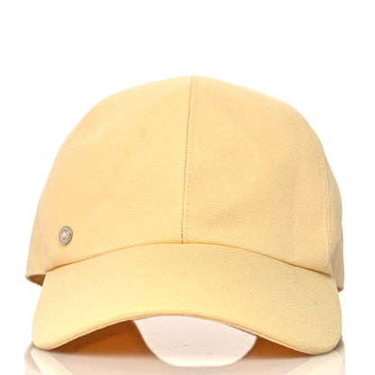 Hermes Cotton Canvas Tess Hat 58 Jaune Sable 2 of 7