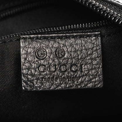 Gucci Nylon Monogram Medium D Gold Ring Hobo Black 6 of 10