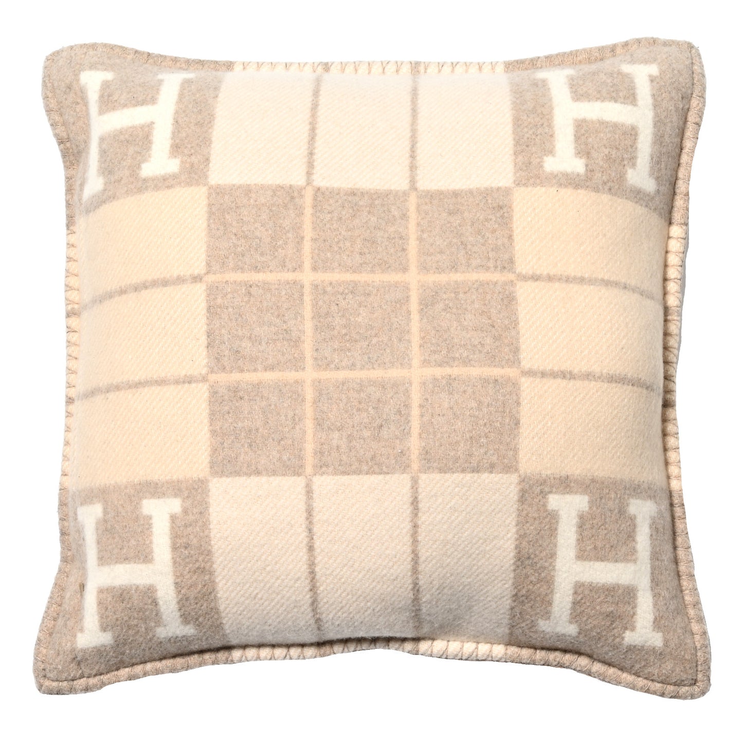 Wool Cashmere Avalon III Pillow PM Coco Camomille