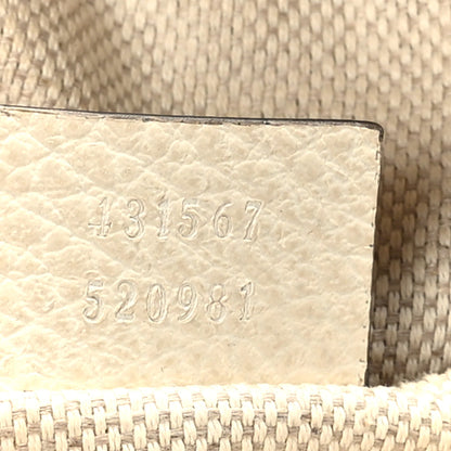 Gucci Dollar Calfskin Bi-Color Small Soho Disco Bag Mystic White Black 7 of 9