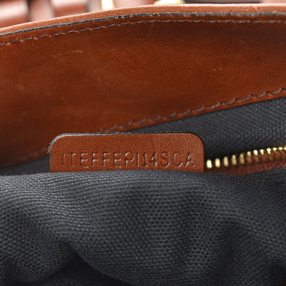 Burberry House Check Bridle Calfskin Medium Gosford Hobo Dark Tan 8 of 18