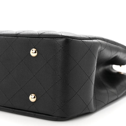 Chanel Caviar Quilted Large Shopping Tote Black 10 of 10