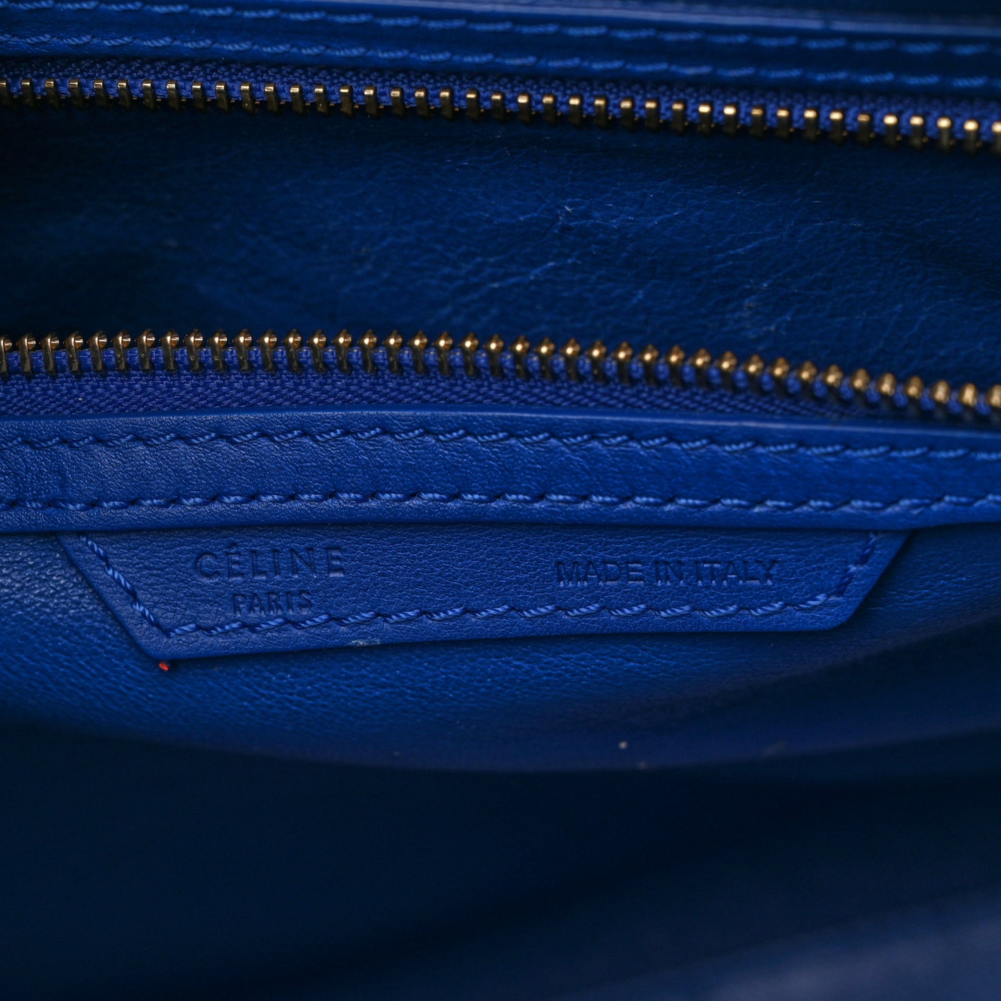 Smooth Calfskin Mini Luggage Royal Blue