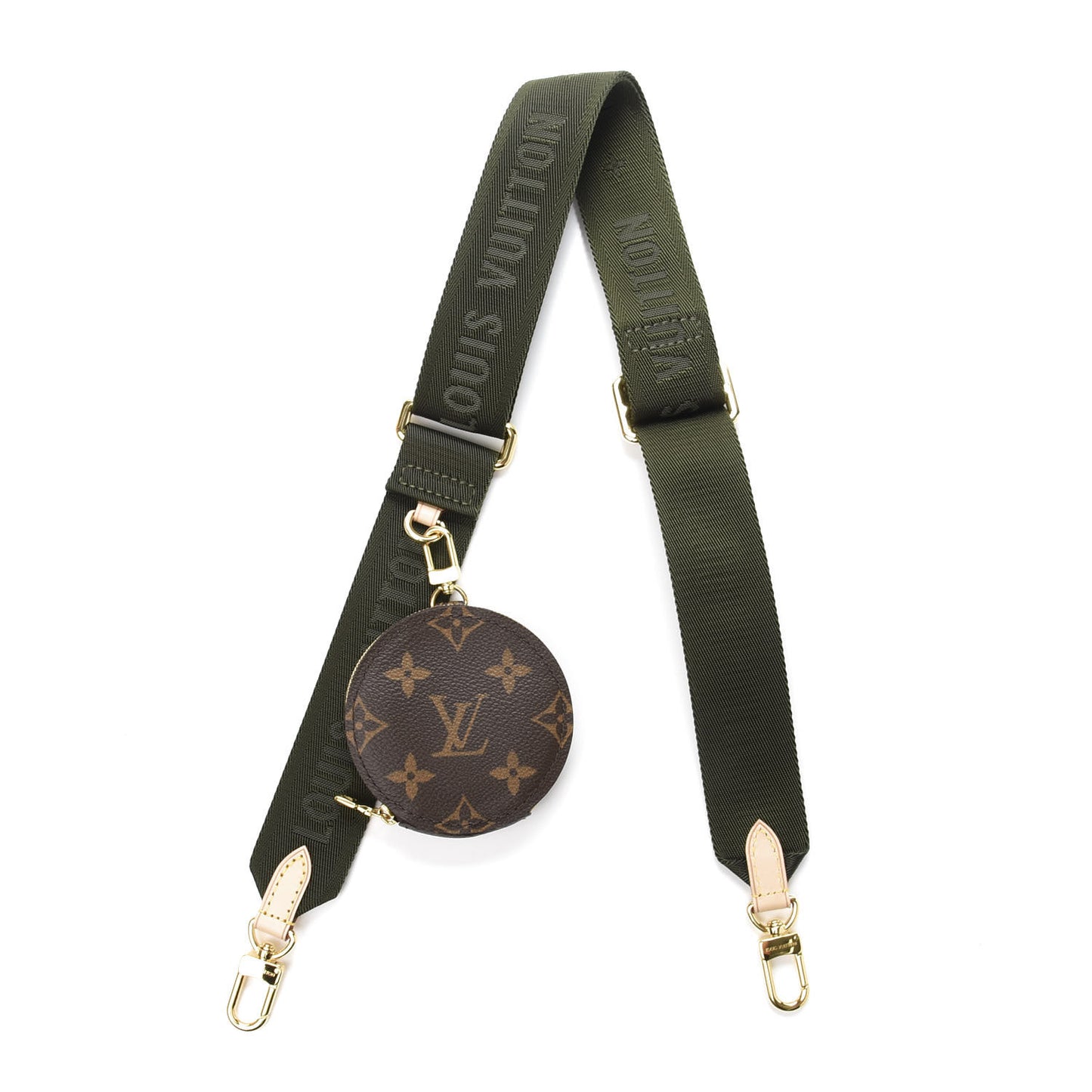 Monogram Multi Pochette Accessories Bandouliere Shoulder Strap Kaki