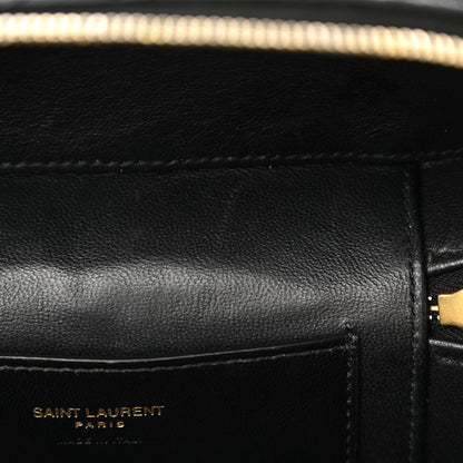 Saint Laurent Lambskin Quilted Mini Gaby Vanity Case Black 7 of 13