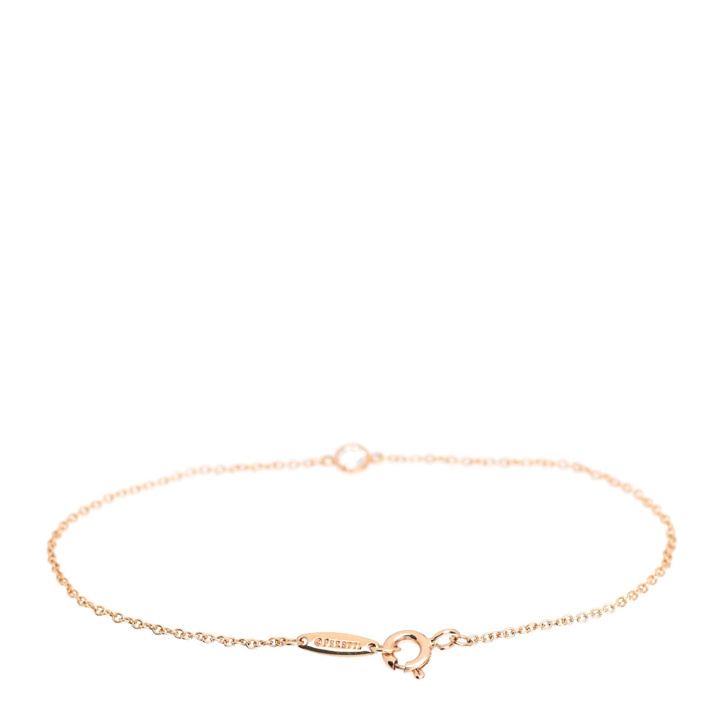 18K Yellow Gold Diamond .08ct Elsa Peretti Diamonds by the Yard Bracelet