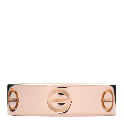 Cartier 18K Pink Gold 5.5mm LOVE Ring 52 6 1 of 4