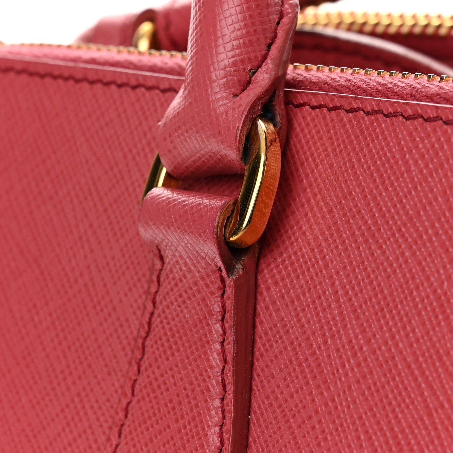 Prada Saffiano Medium Galleria Double Zip Tote Peonia 20 of 21