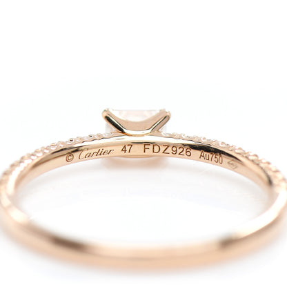 Cartier 18K Pink Gold Diamond Etincelle De Cartier Engagement Ring 47 4 4 of 5