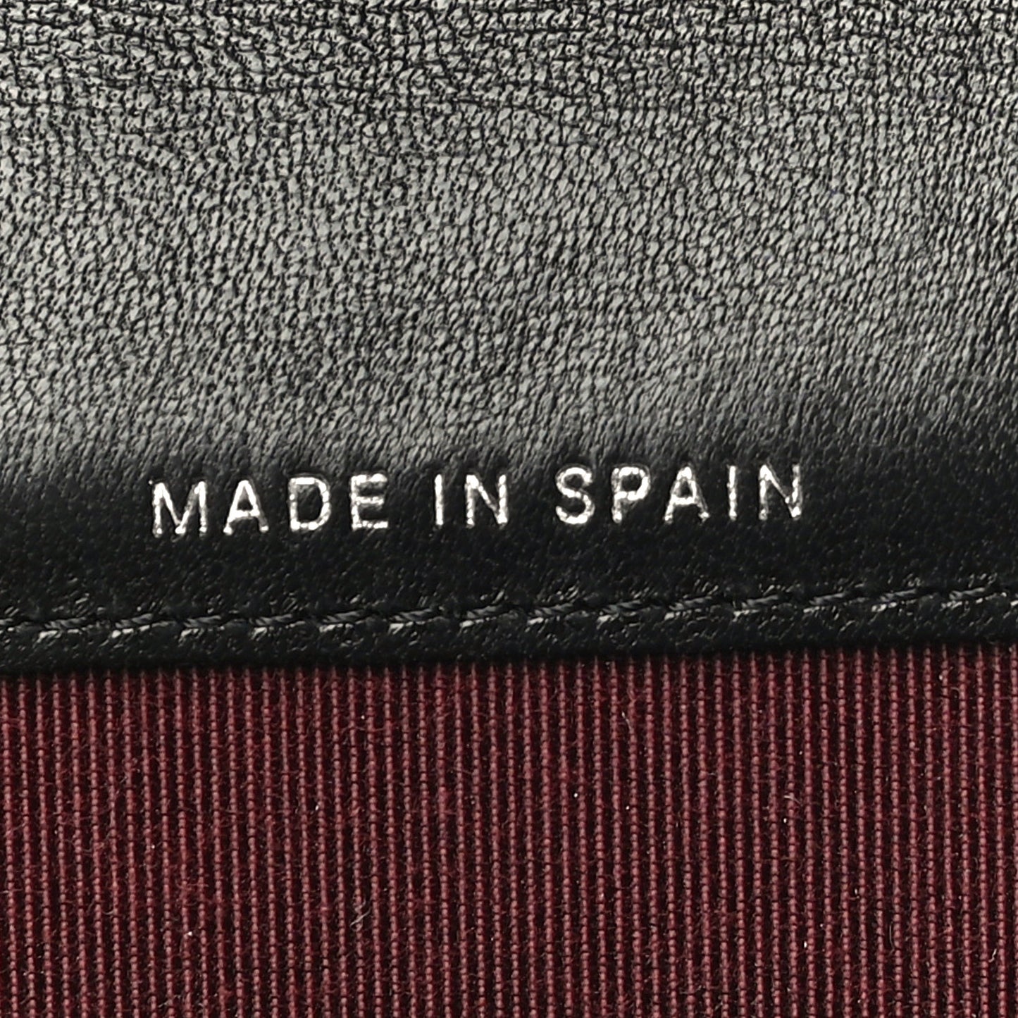 Lambskin Quilted Flap Card Holder Wallet Black