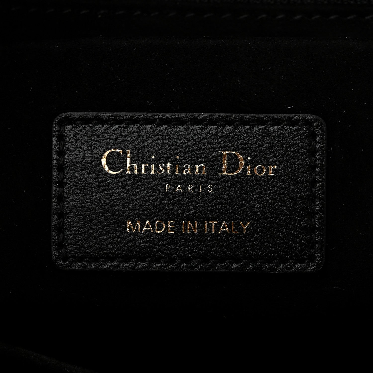 Christian Dior Lambskin Cannage The Lady 95.22 Black 6 of 10
