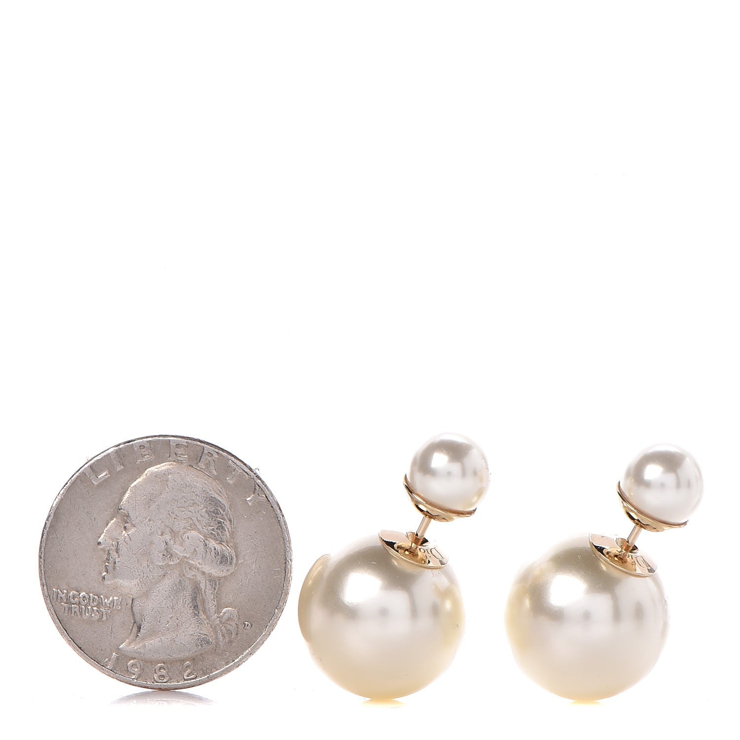 Christian Dior Pearl Mise En Dior Tribal Earrings 2 of 3