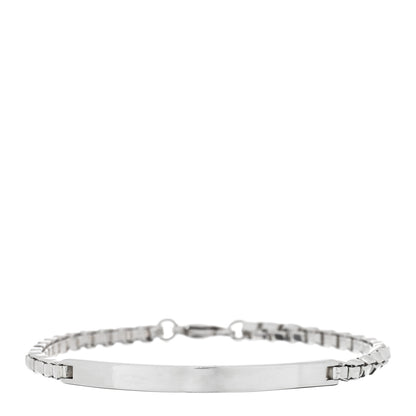 Tiffany Sterling Silver Venetian Link ID Bracelet 1 of 3