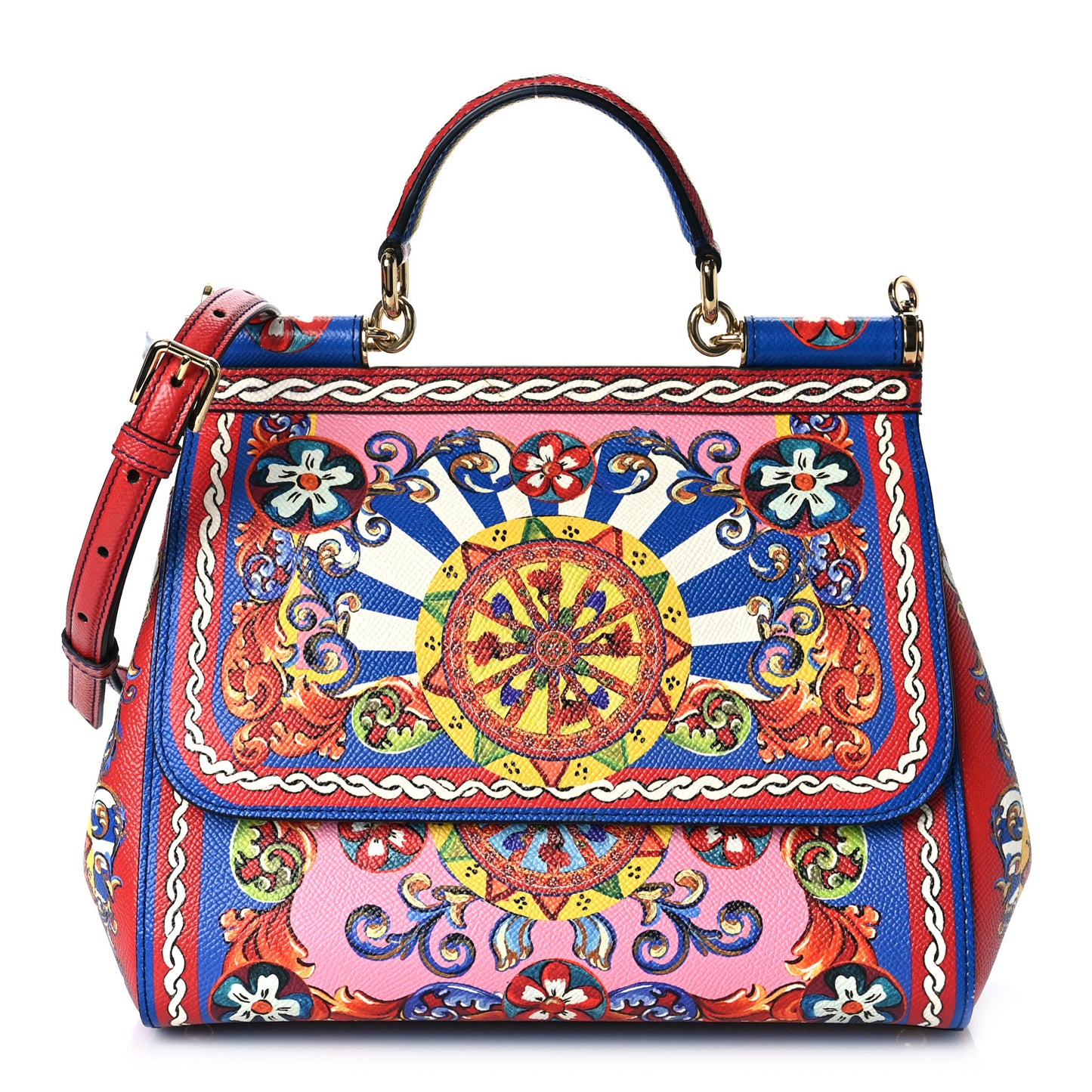 Dauphine Print Medium Miss Sicily Satchel Multicolor