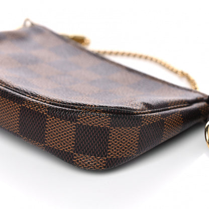 Louis Vuitton Damier Ebene Mini Pochette Accessories 6 of 9