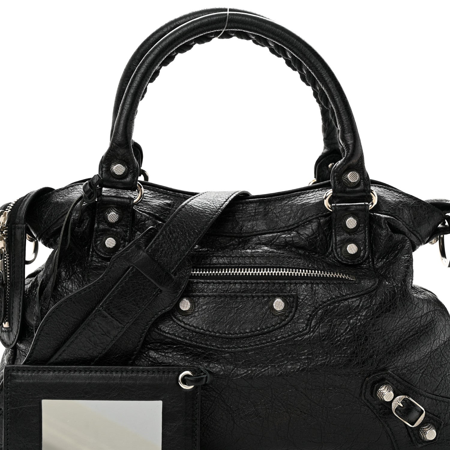 Balenciaga Agneau Giant 12 Silver Hardware Town Black 9 of 17