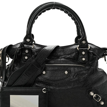 Balenciaga Agneau Giant 12 Silver Hardware Town Black 8 of 16