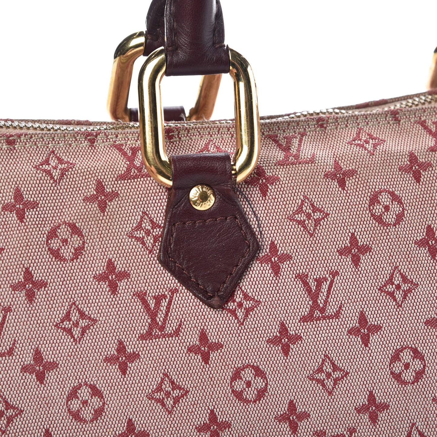 Mini Monogram Alma Long Cherry