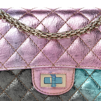 Chanel Metallic Goatskin Quilted Mini 2.55 Reissue Flap Multicolor 8 of 10