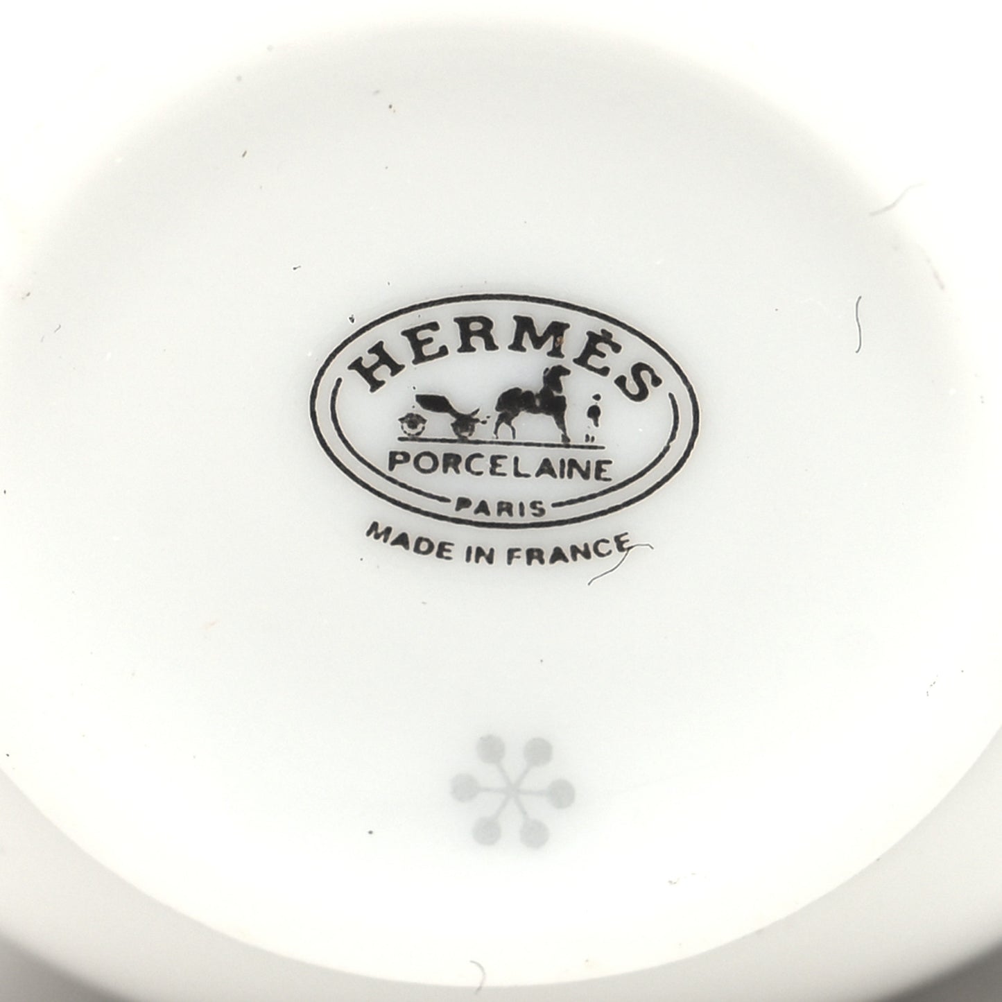 Porcelain H Deco Small Cups Set of 2 Black