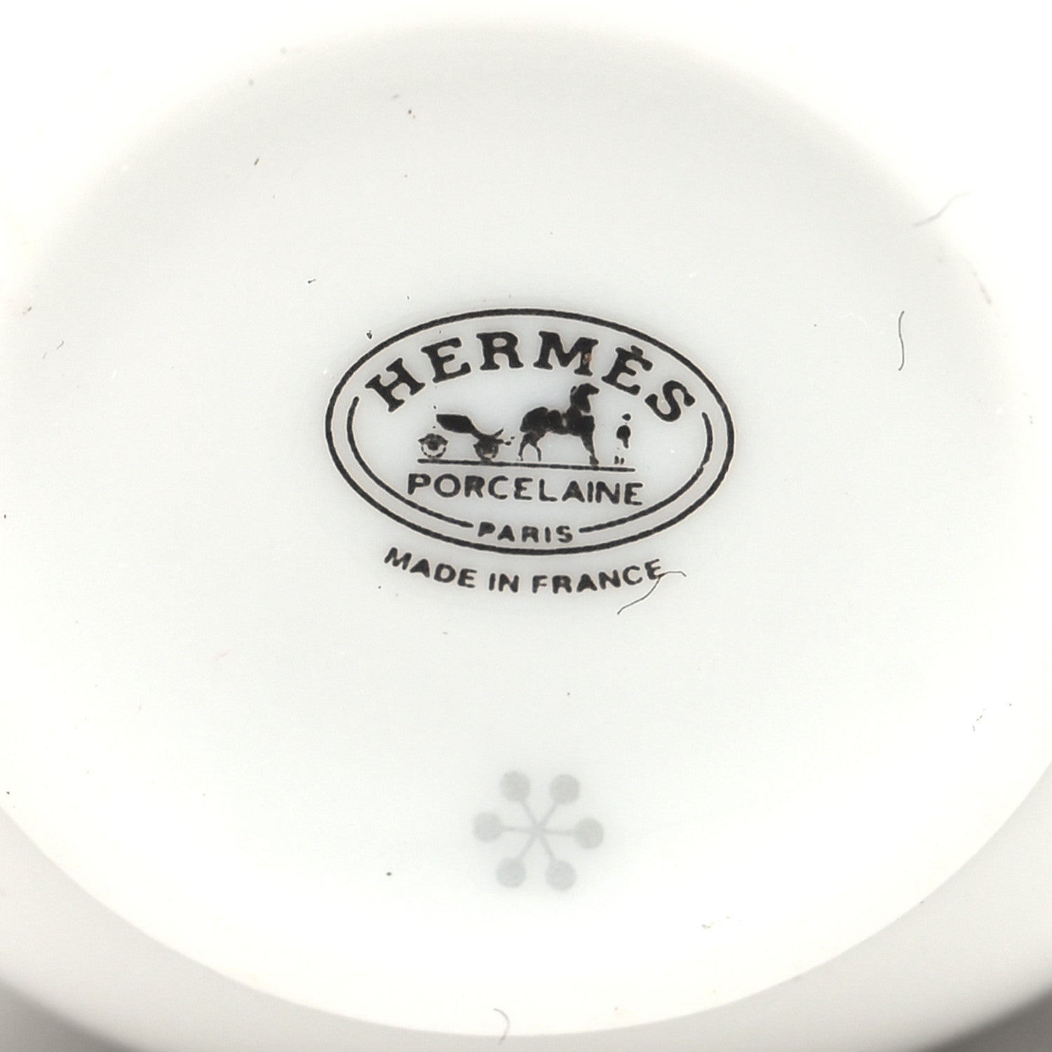 Hermes Porcelain H Deco Small Cups Set of 2 Black 6 of 7