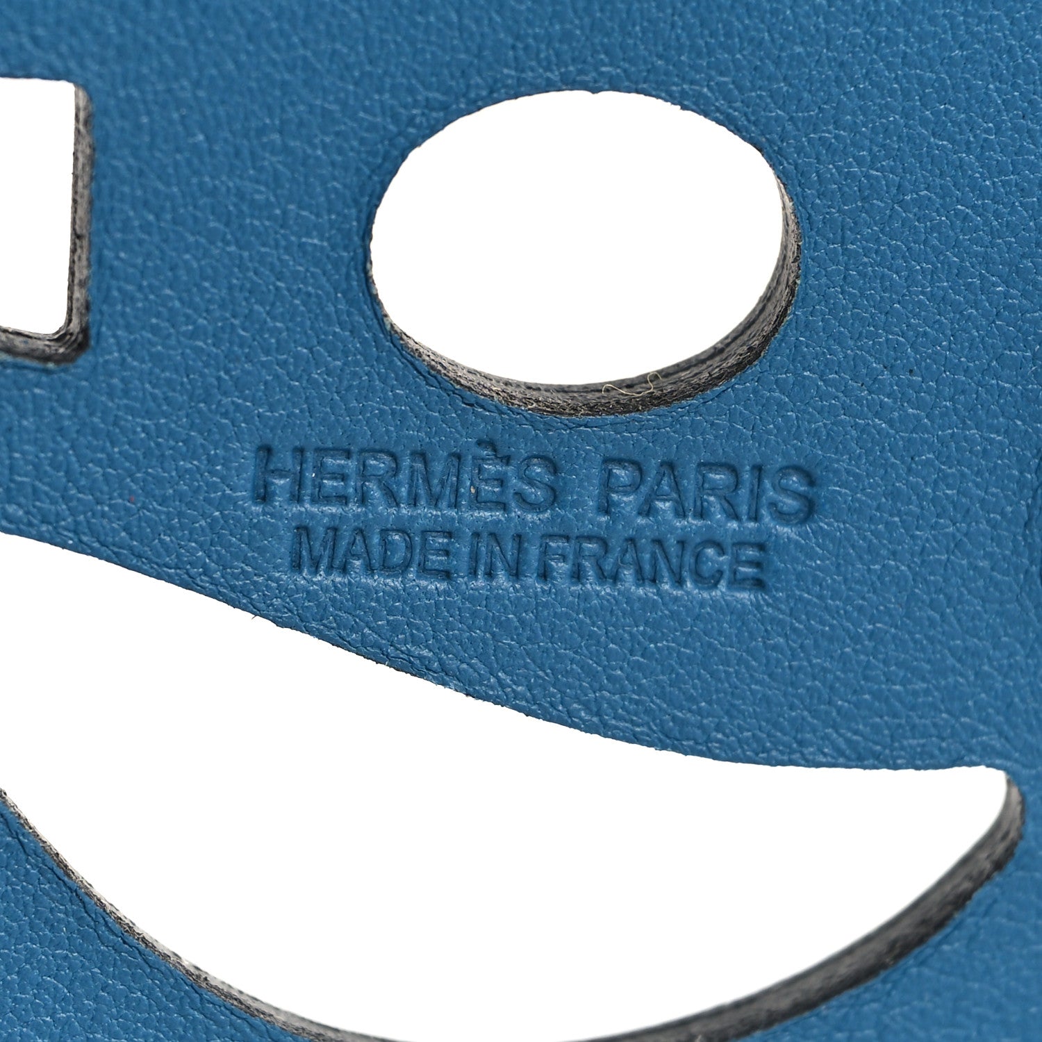 Hermes Swift Paddock Cheval Horse Bag Charm Bleu Izmir 3 of 3