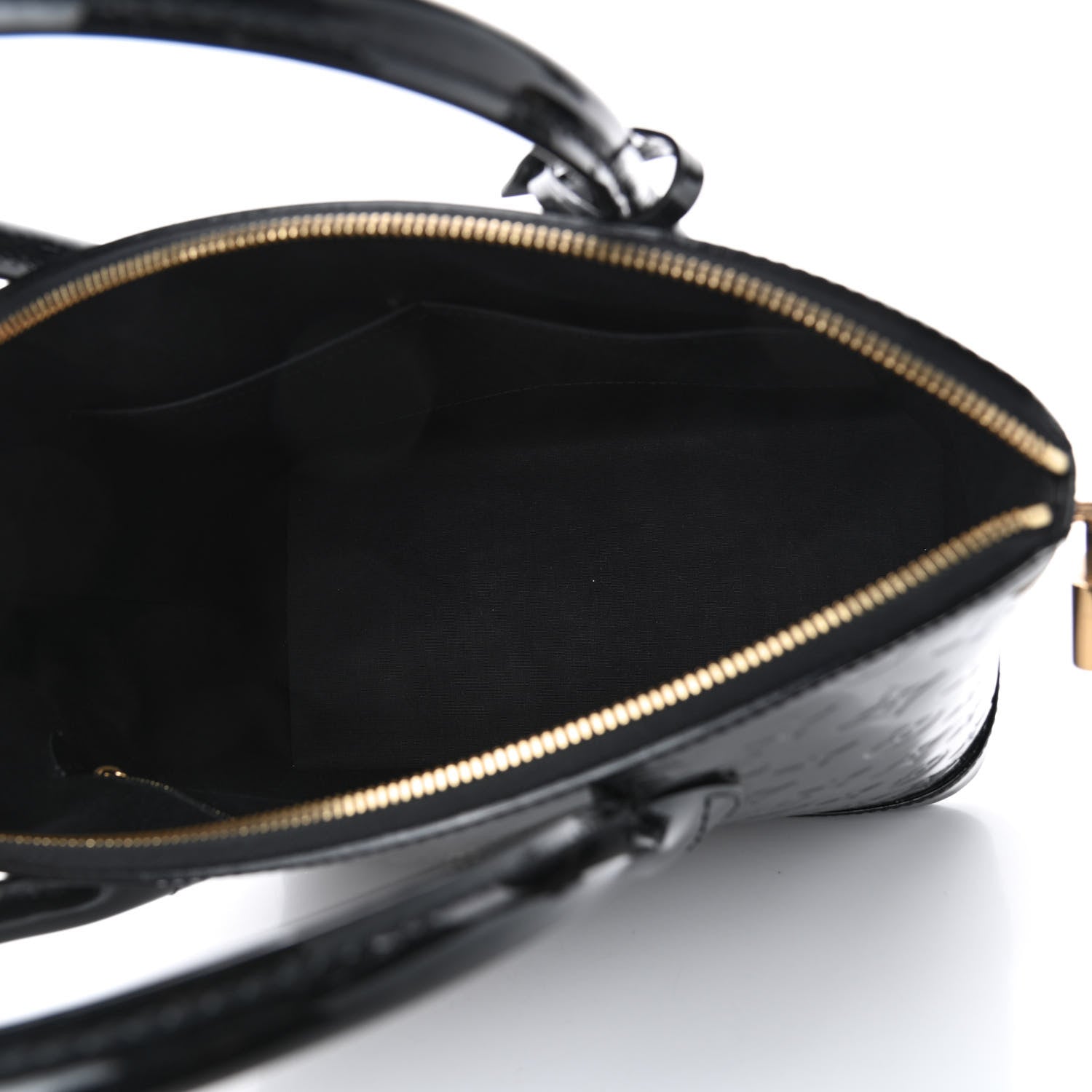 Louis Vuitton Vernis Lockit PM Black 4 of 4