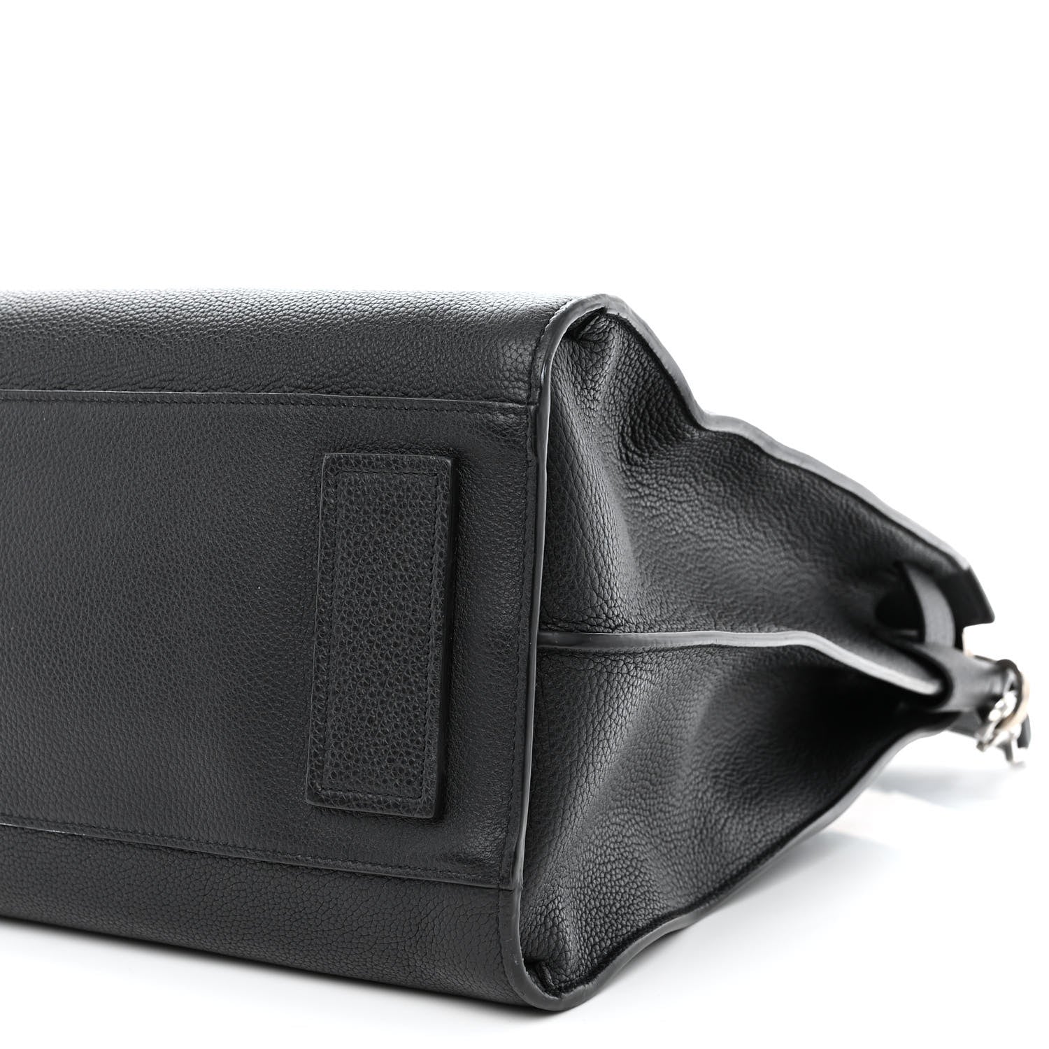 Saint Laurent Grained Calfskin Sac De Jour Souple North South Tote Black 10 of 12