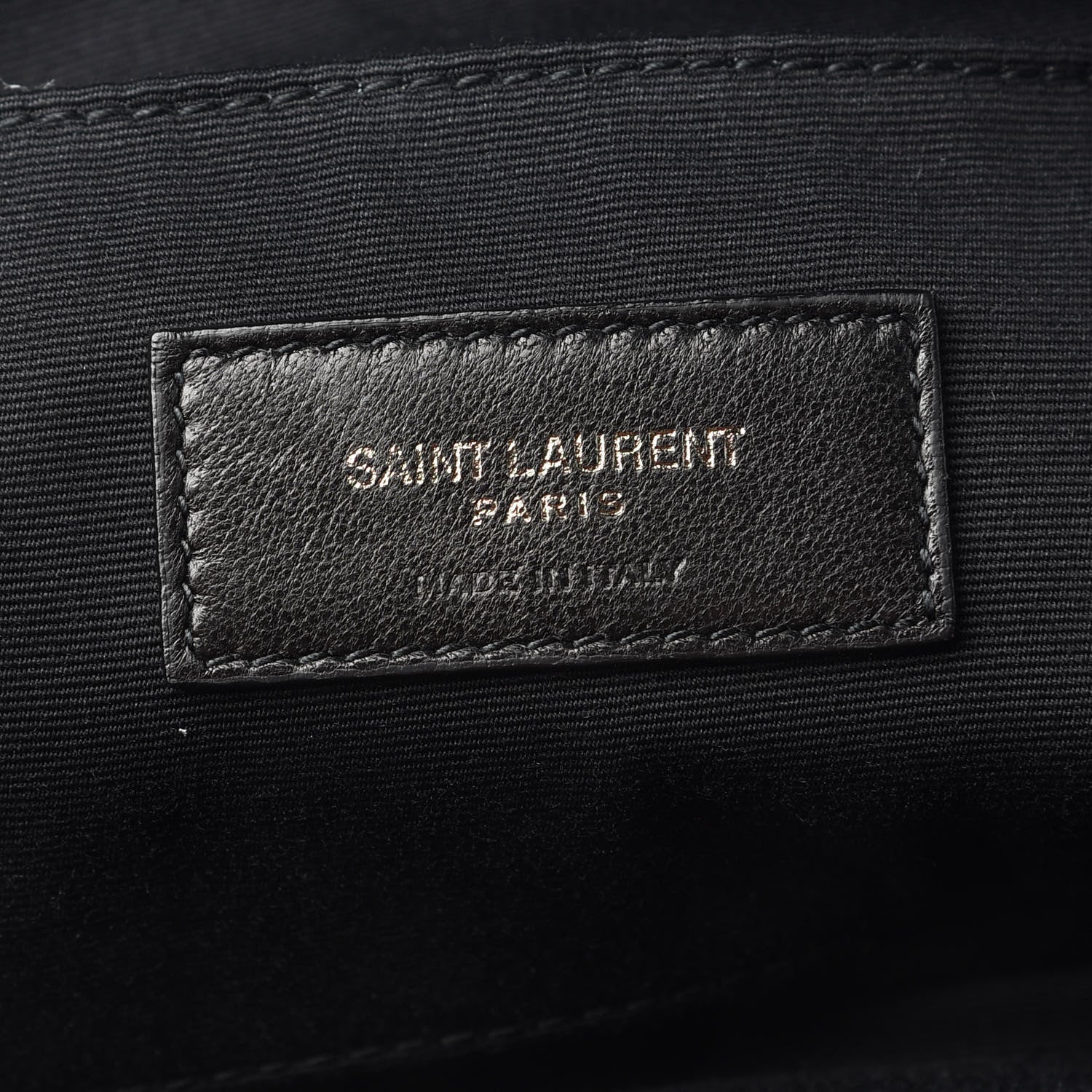 Saint Laurent Grain De Poudre Monogram Belt Bag Black 6 of 9