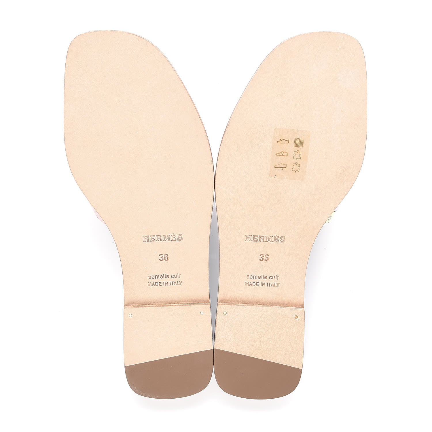 Hermes Canvas Faubourg Rainbow Oran Sandals 36 Multicolore Bleu Beton 8 of 9