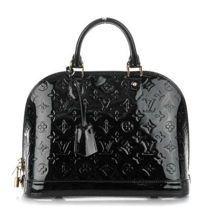 Louis Vuitton Vernis Alma PM Black 1 of 7