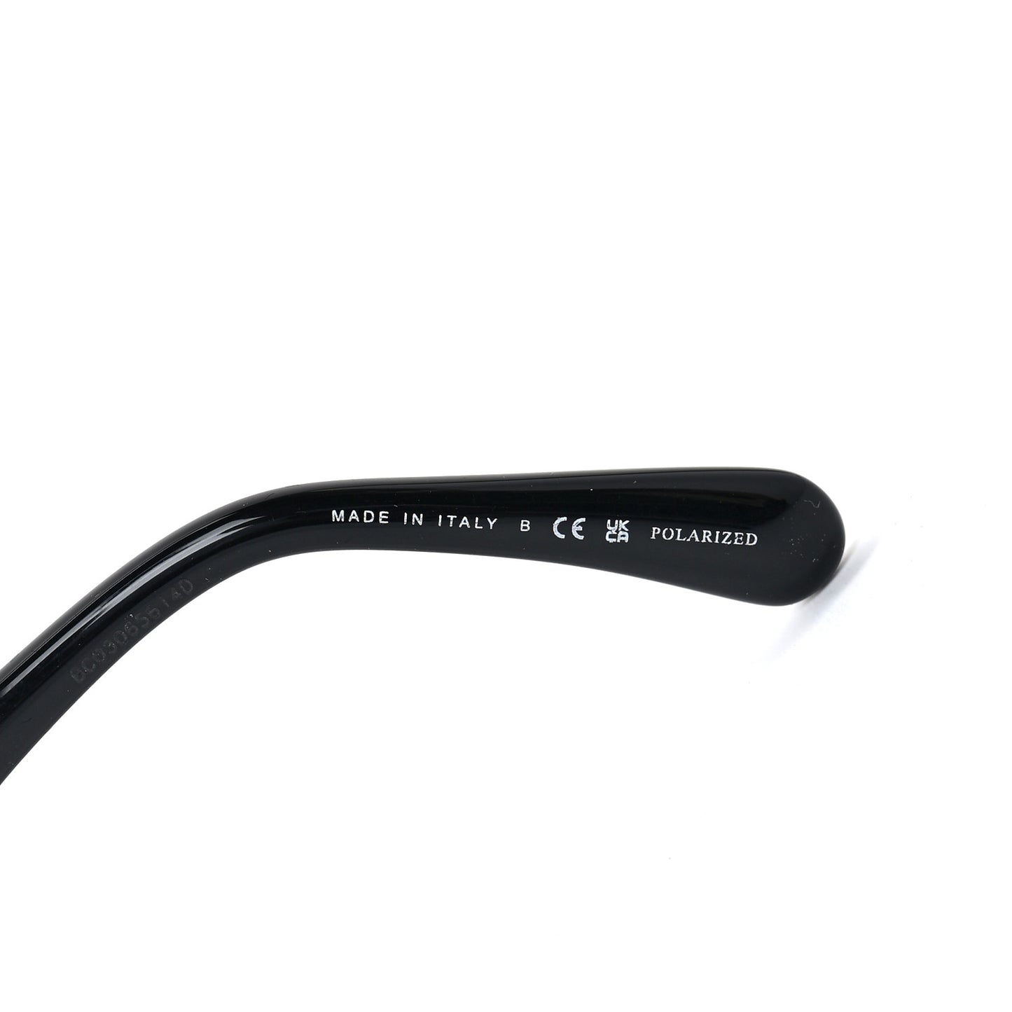 Acetate Strass Polarized Square Sunglasses 5422-B Black