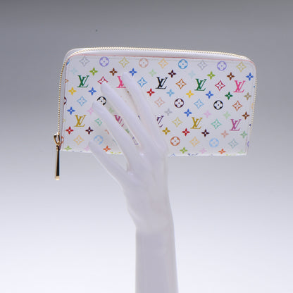 Louis Vuitton Monogram Multicolor Zippy Wallet White 2 of 7