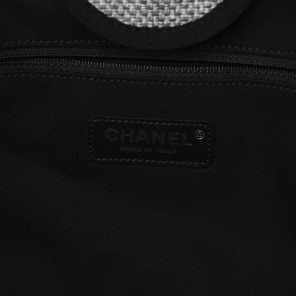 Chanel Canvas Medium Deauville Tote Grey 5 of 9
