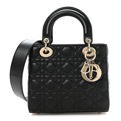 Christian Dior Lambskin Cannage Small My ABCDior Lady Dior Black 1 of 11